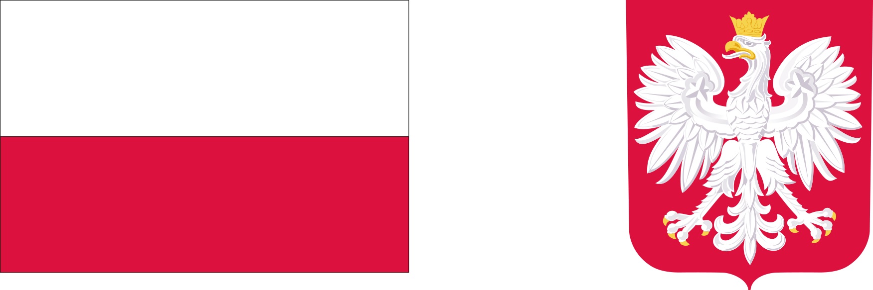 Flaga Polski i Godło